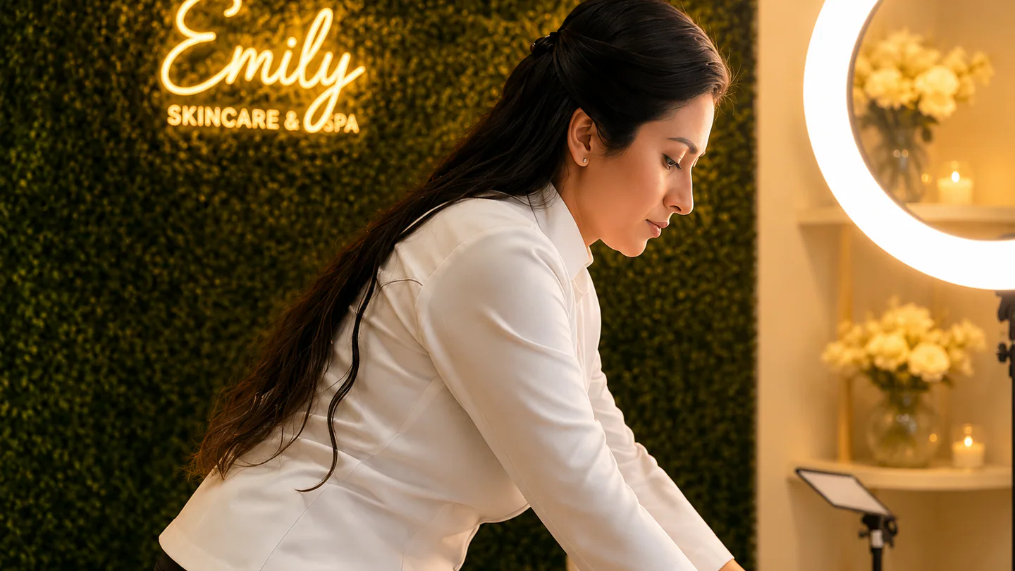 A relaxing body treatment at Emily SkinCare & Spa.